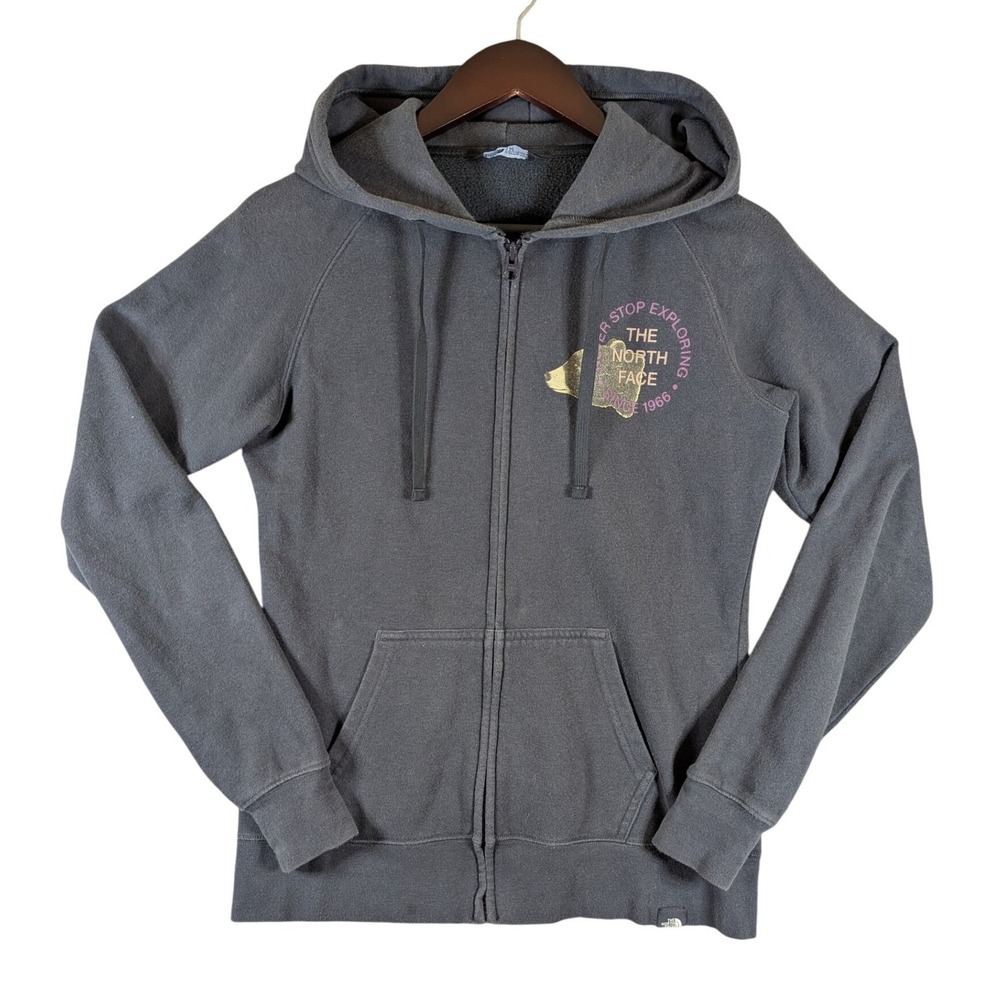 The North Face Full Zip Hoodie Never Stop‎ Exploring Gray Small